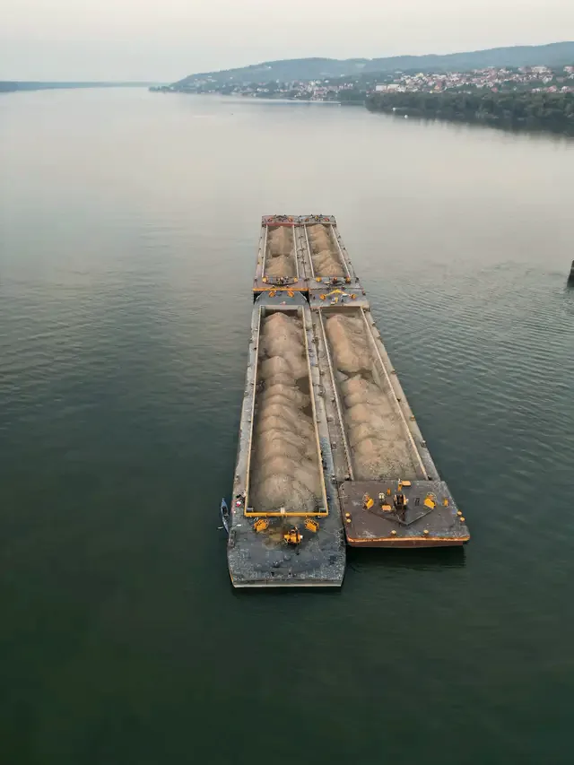 Donau, Belgrade, Serbien